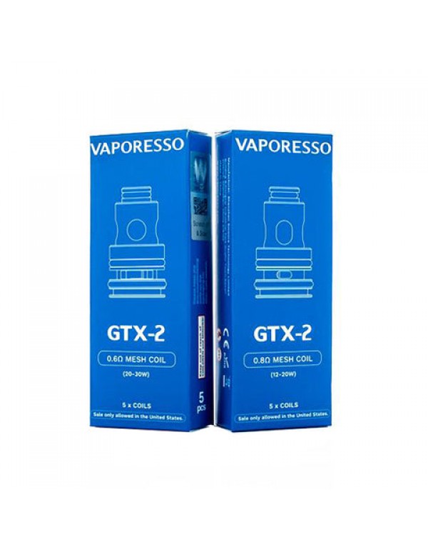 Vaporesso GTX Replacement Coils (5 Pack)