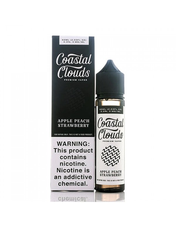 Apple Peach Strawberry - Coastal Clouds E-Juice (6...