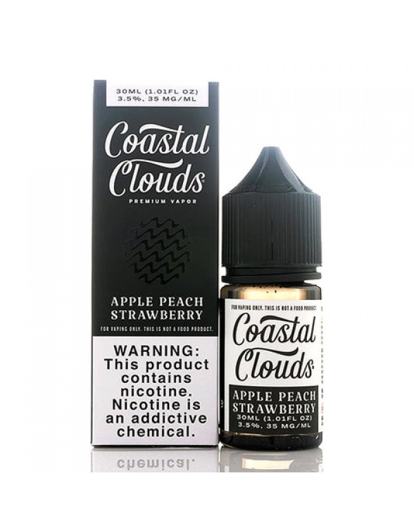 Apple Peach Strawberry Salt - Coastal Clouds E-Juice