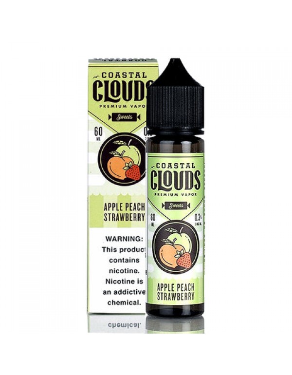 Apple Peach Strawberry - Coastal Clouds E-Juice (60 ml)
