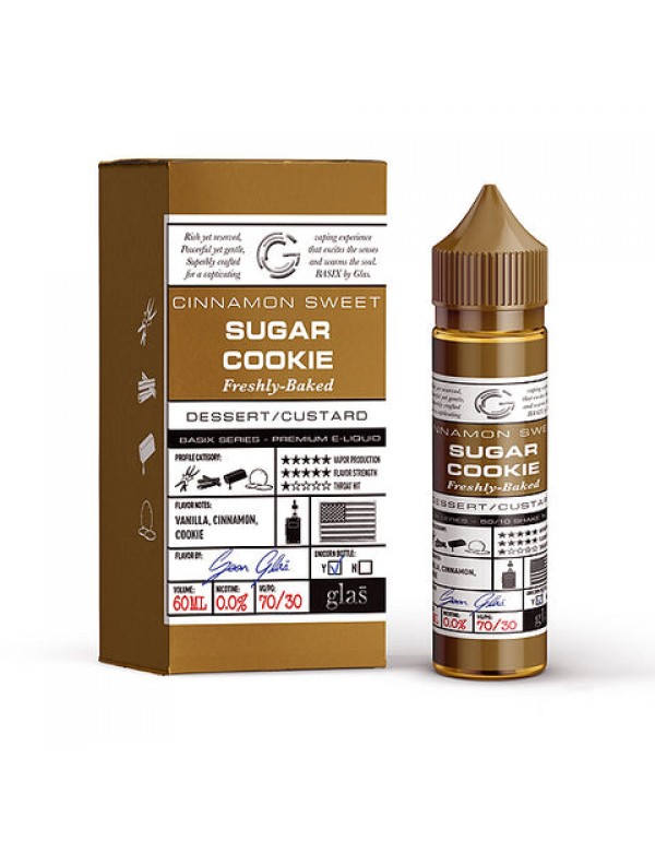 Sugar Cookie - Glas Basix E-Juice (60 ml)