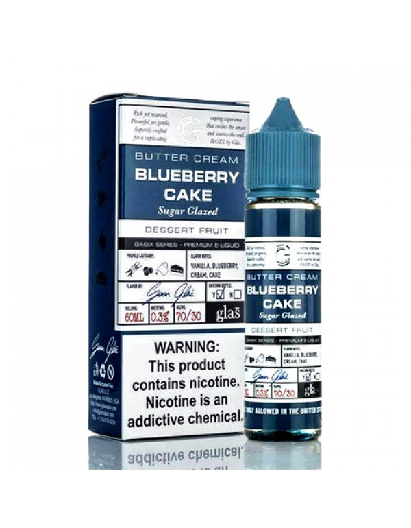 Blueberry Cake - Glas Basix E-Juice (60 ml)