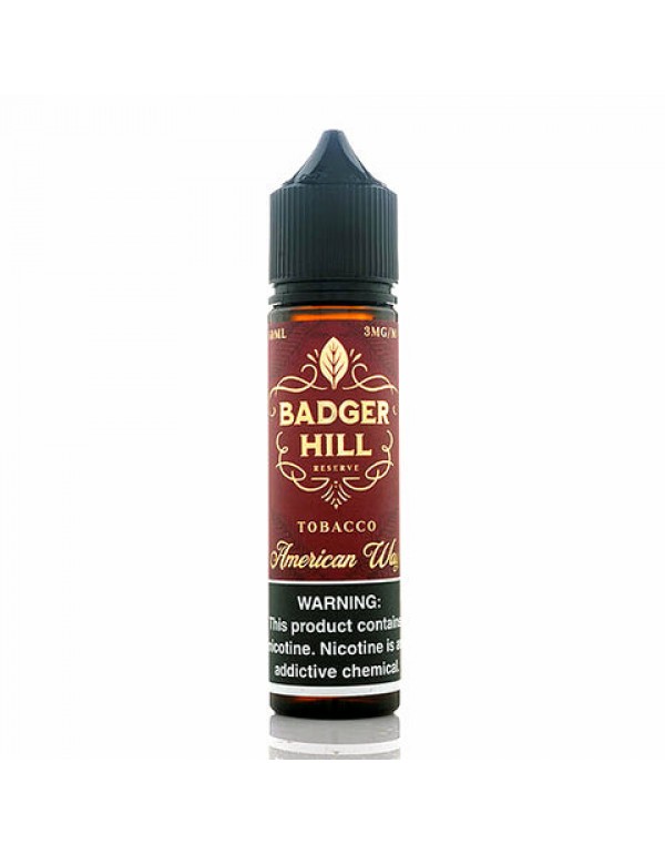 American Way - Badger Hill Reserve E-Juice (60 ml)