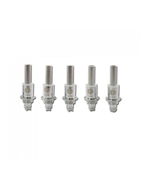 Kanger Dual Coil Replacement Atomizer Heads (V2 Enclosed Wick) (5 pack)