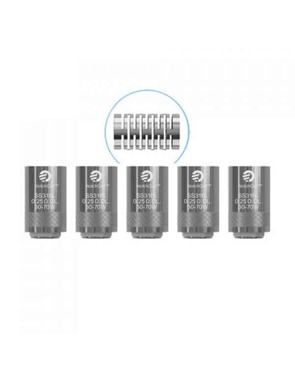 Joyetech NotchCoil (SS316) Atomizer Heads / Replacement Coils (5 Pack)