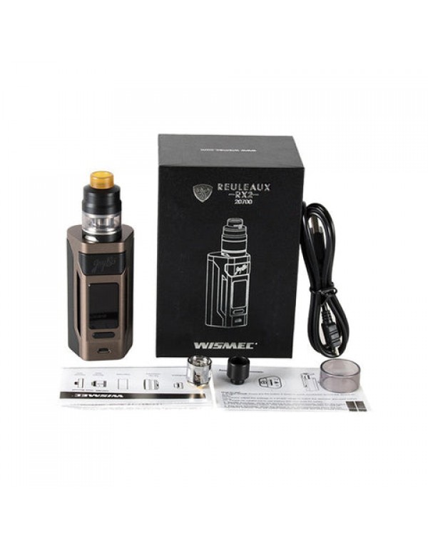 Wismec Reuleaux RX2 20700 TC Kit by Jay Bo Designs (w/ GNOME Tank)