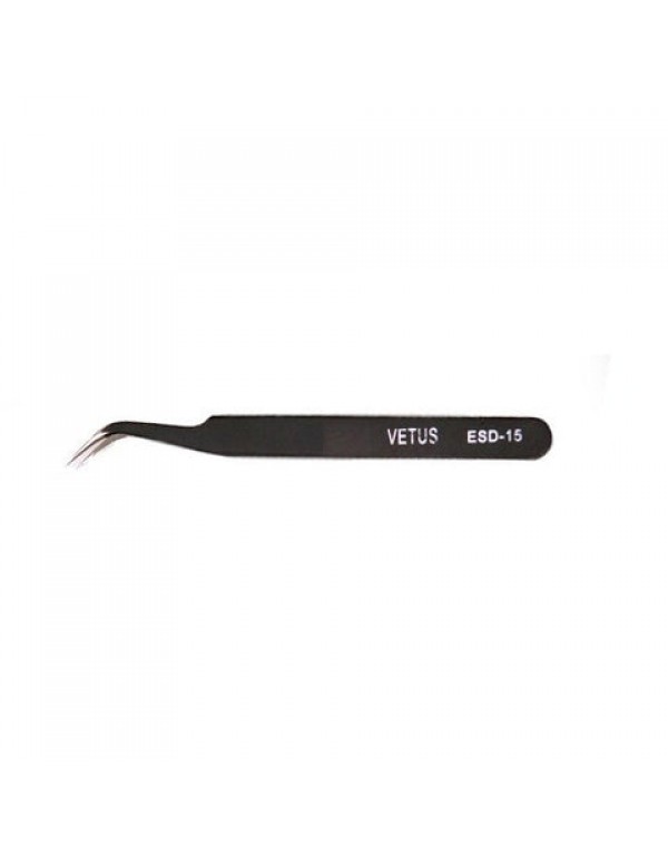 Non-Magnetic Fine Tip Curved Tweezers