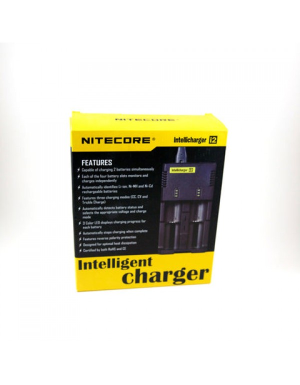 Nitecore Sysmax Intellicharge i2 2-Channel Smart Battery Charger
