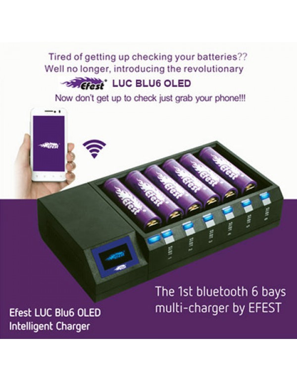 Efest LUC BLU6 Intelligent Bluetooth charger