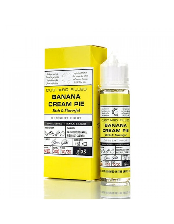 Banana Cream Pie - Glas Basix E-Juice (60 ml)