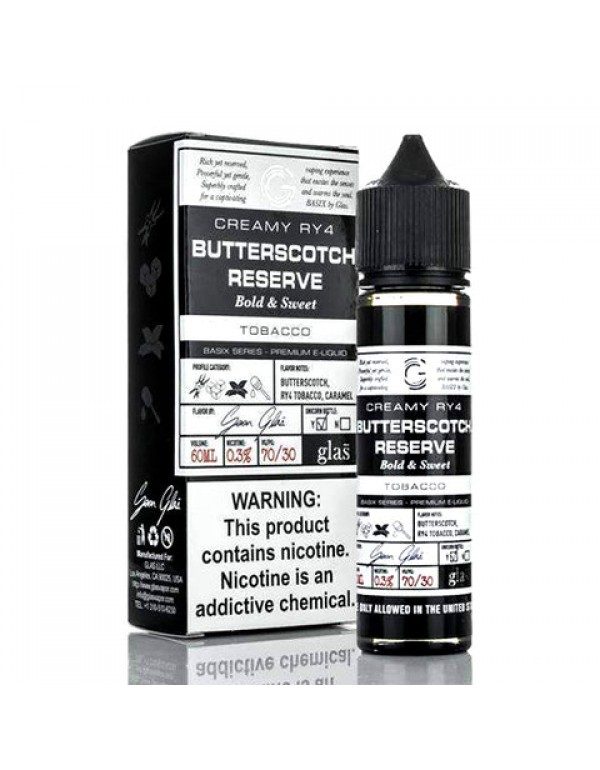 Butterscotch Reserve - Glas Basix E-Juice (60 ml)