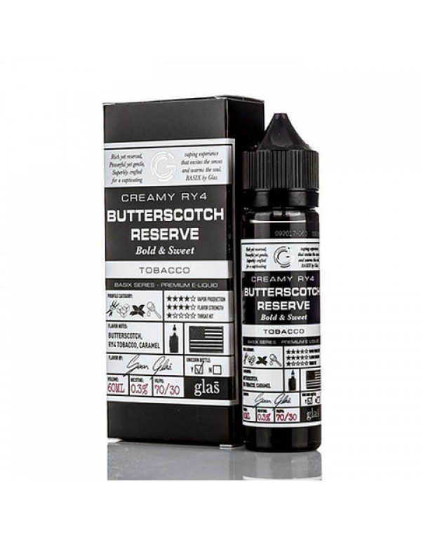 Butterscotch Reserve - Glas Basix E-Juice (60 ml)