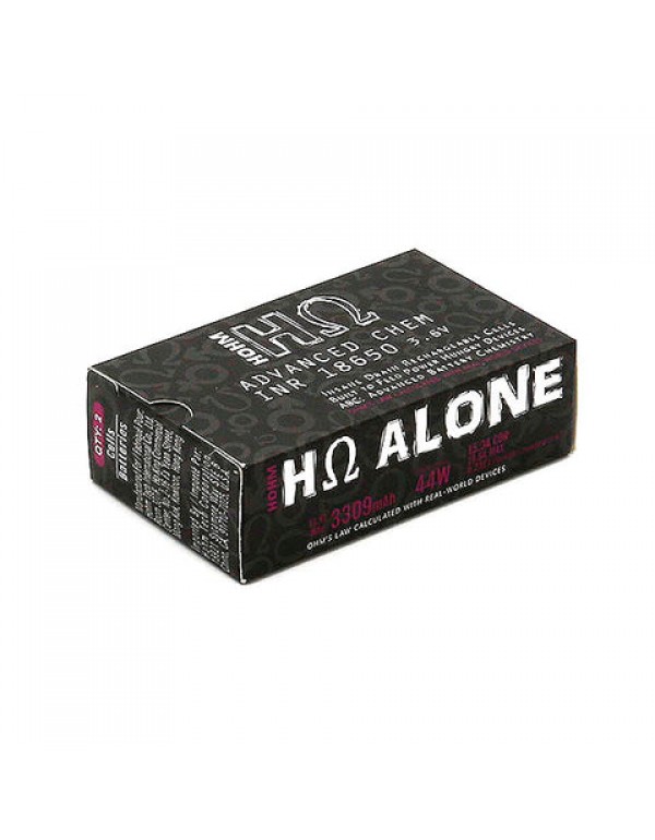 Hohm Tech Hohm Alone 18650 INR 3309mAh 15.3A Flat Top Battery