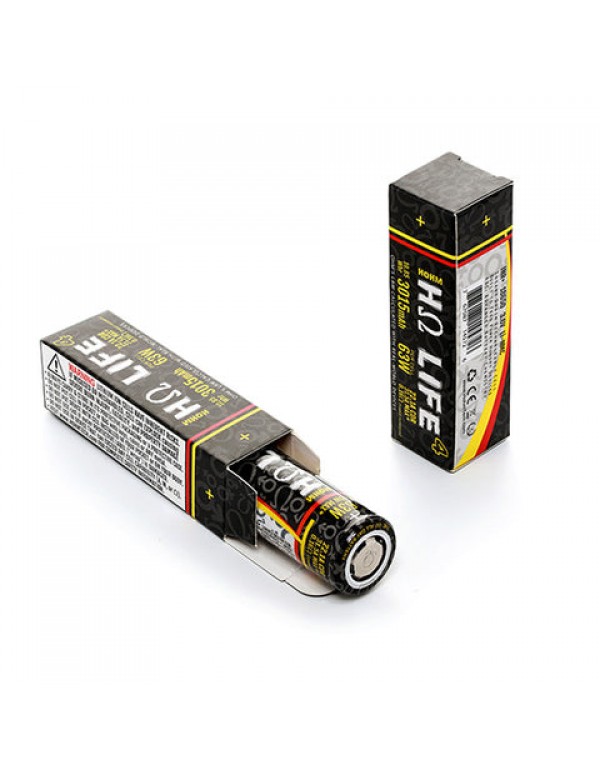 Hohm Tech Hohm Life 18650 INR 3015mAh 31.5A Flat Top Battery